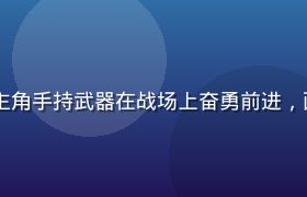 91动漫热血冒险番剧主角手持武器在战场上奋勇前进，画面张力十足充满热血感