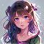 91动漫用户追番少女头像，活泼可爱的二次元风格头像